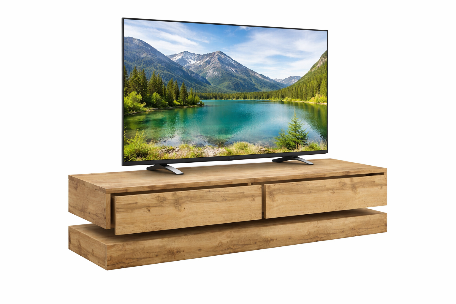 TV skrinka pod televízor COSMO s LED osvetlením