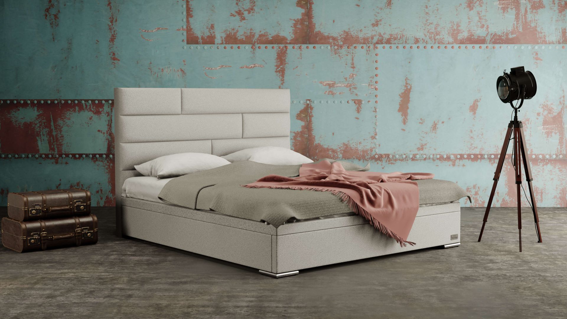SPECTRA boxspring celočalúnená posteľ, MATERASSO