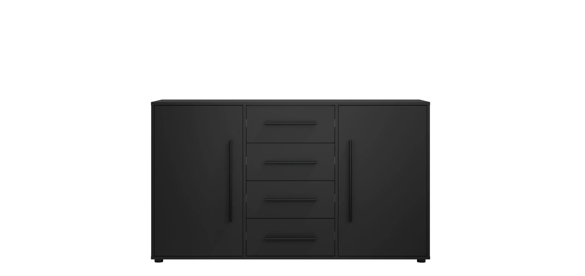 MAXIONE K2D4SZ MX-02 komoda, čierna