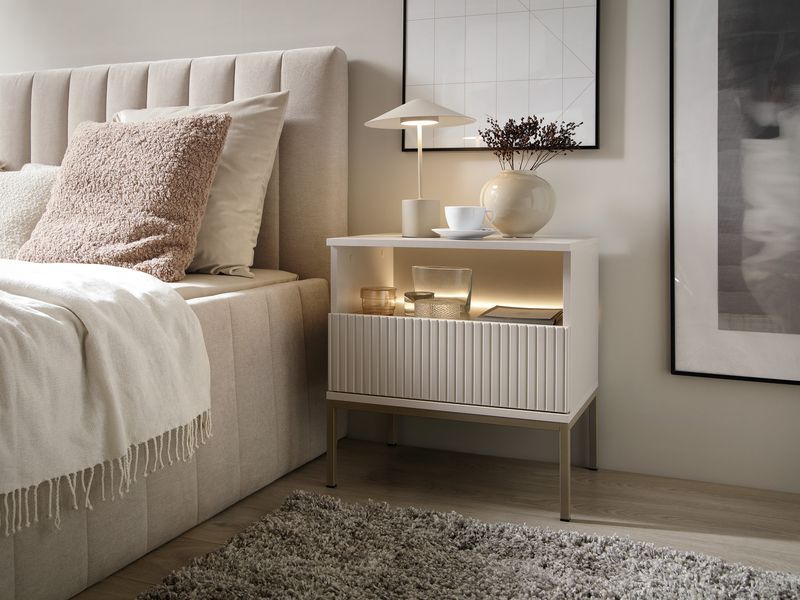 SENTO S54 1PKT LED, nočný stolík, sektorový obývací nábytok 